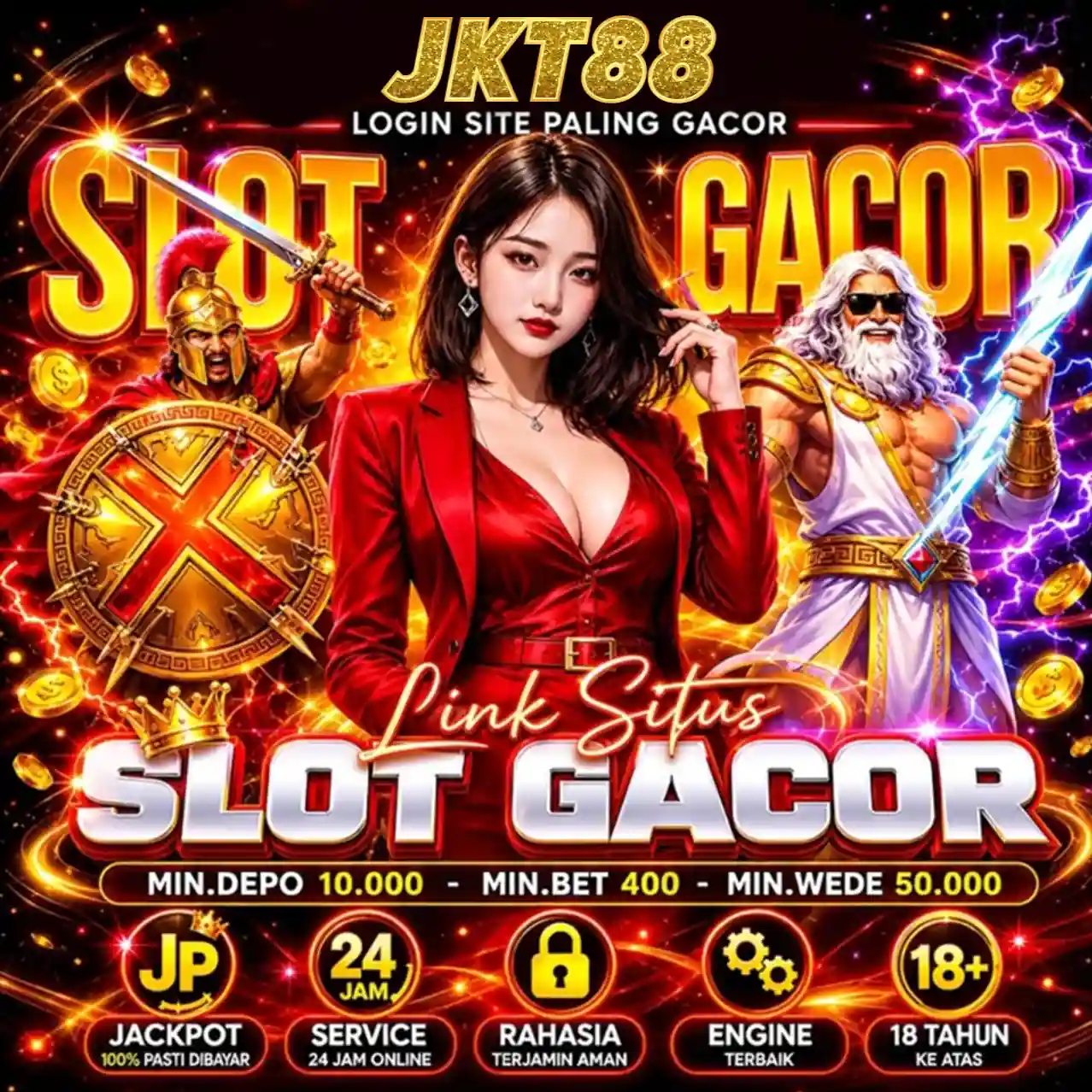 Banner Aplikasi JKT88 dengan akses permainan digital